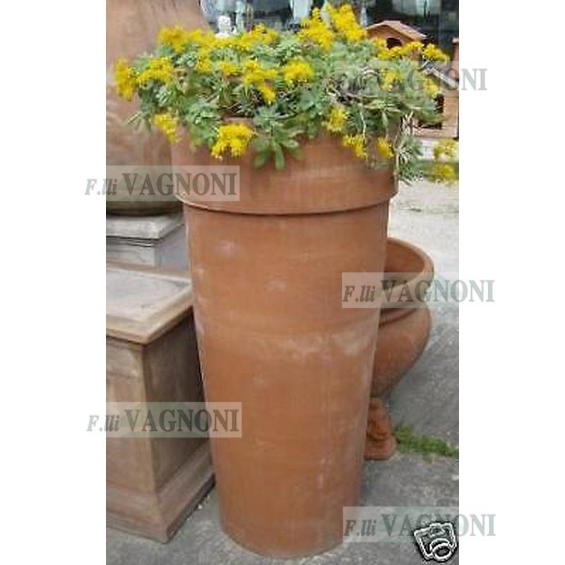 VASO IN TERRACOTTA TOSCANA FASCIA CM. 110